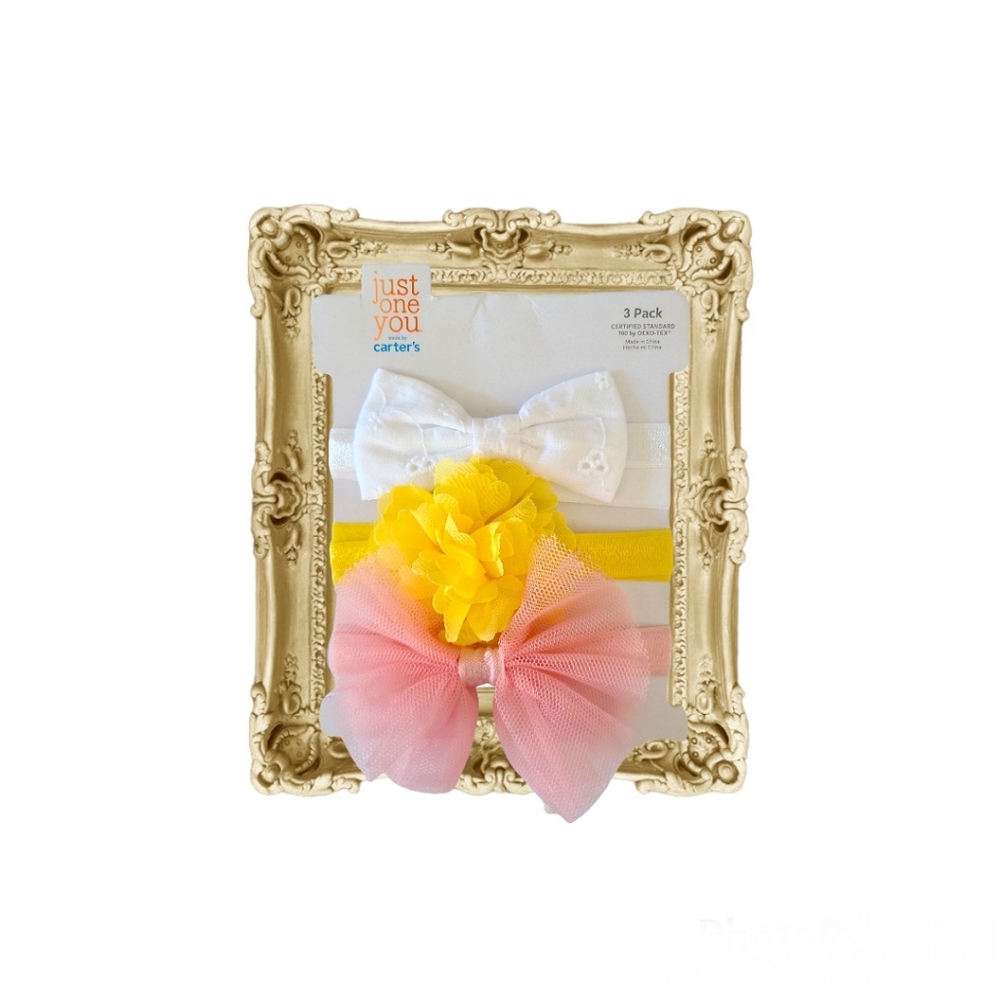Carter's Just One You 3-Pack Headwraps For Baby